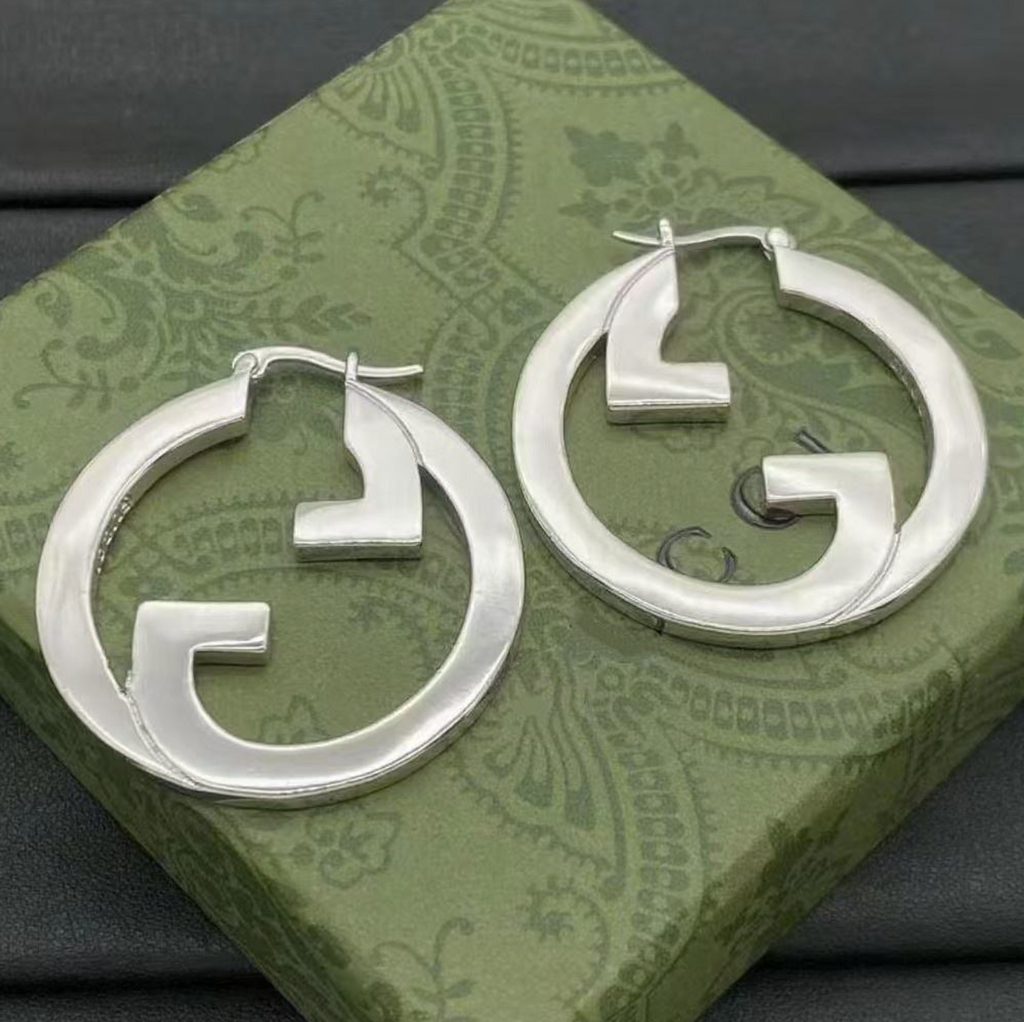 18K Gold Plated Designer Charm Earrings for Women