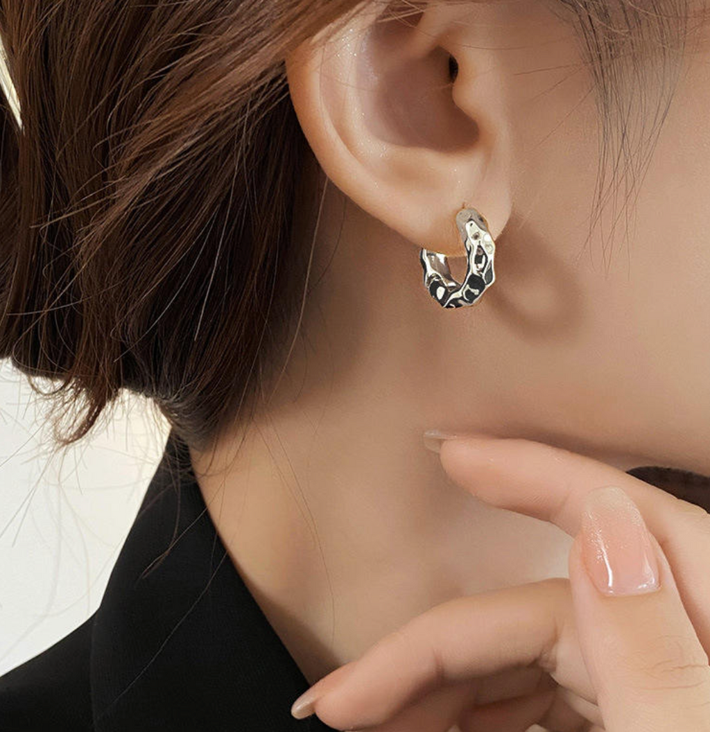 Luxury Gold & Silver Tone Statement Earrings for Women