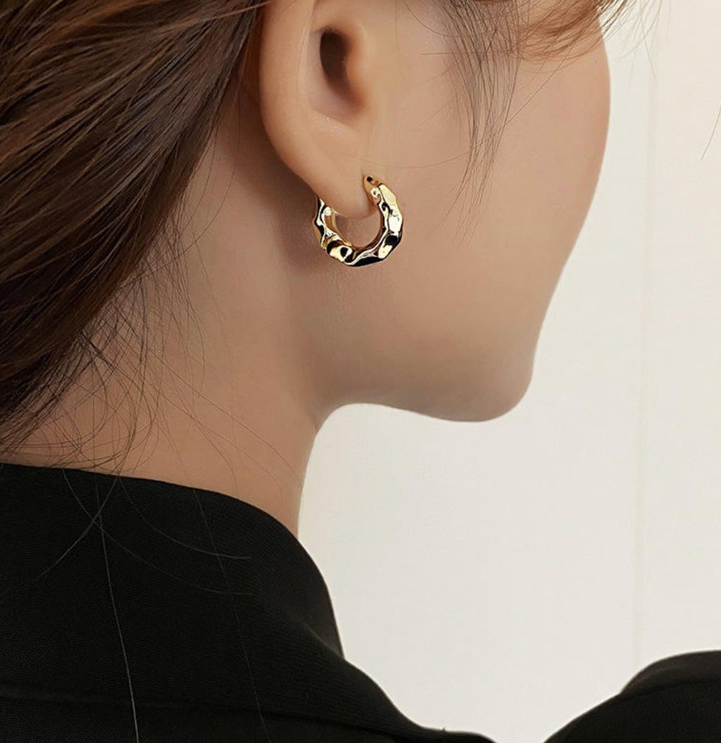 Luxury Gold & Silver Tone Statement Earrings for Women