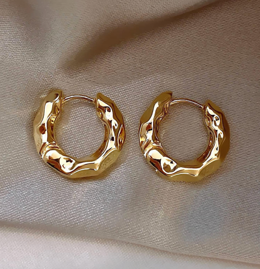 Luxury Gold & Silver Tone Statement Earrings for Women
