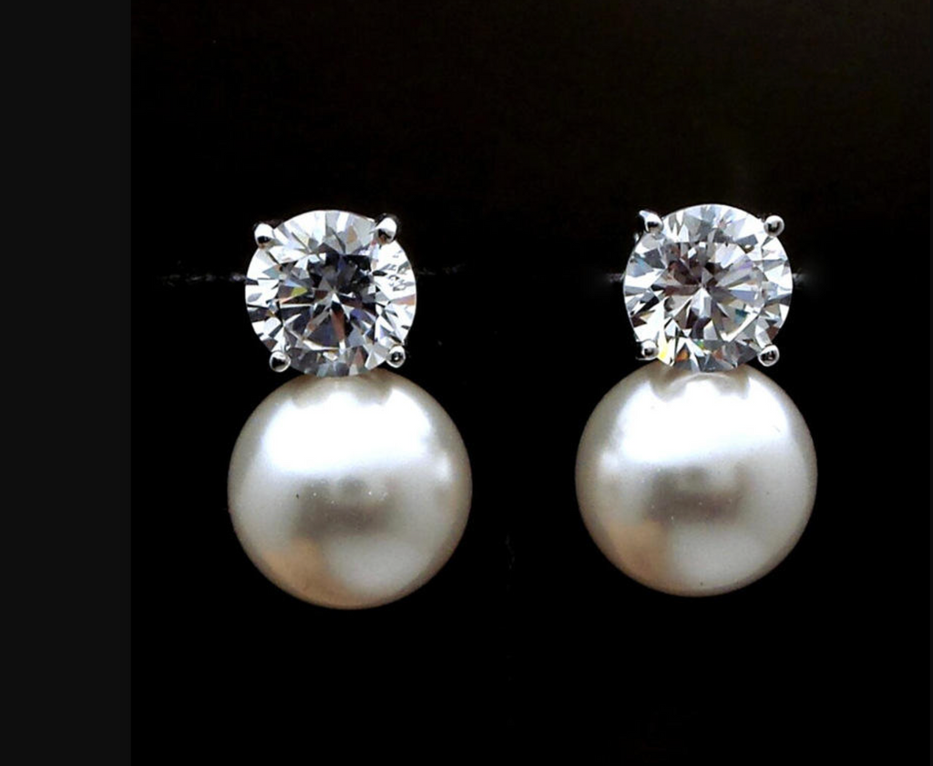 Luxury Heart Hoop Drop Earrings